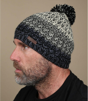 Nero pom Beanie Lester beanie black